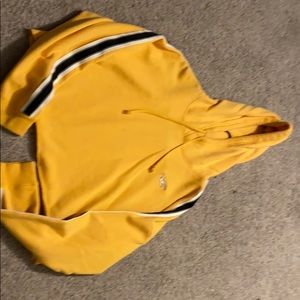 Hollister cropped hoodie.